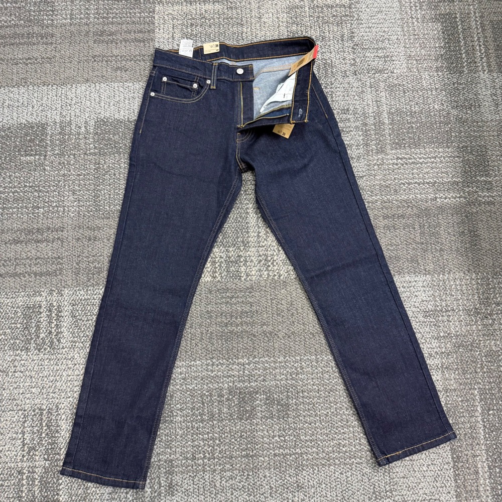 Levi's 511 Slim Jeans Mens 32x30 Dark wash Indigo Blue Stretch Denim